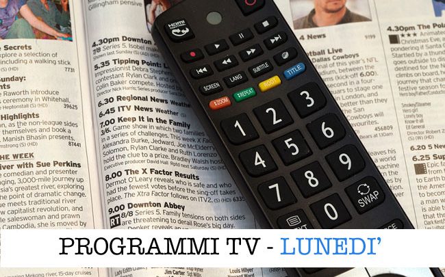 Programmi TV di stasera, lunedì 28 settembre 2020.
