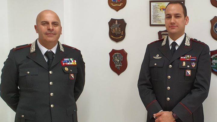 IL SOTTOTENENTE FRANCESCO CATERINO È IL NUOVO COMANDANTE DELLA SEZIONE OPERATIVA DELLA COMPAGNIA DEI CARABINIERI DI AVELLINO