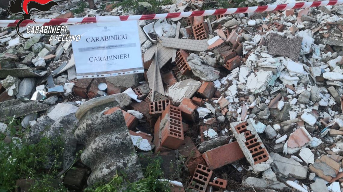 GESTIONE ILLECITA DI RIFIUTI: I CARABINIERI DENUNCIANO UN IMPRENDITORE EDILE