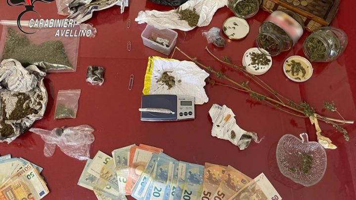 SERINO (AV) – CONTROLLI DEI CARABINIERI CON UNITÀ CINOFILE. LA DROGA NON SFUGGE AL FIUTO DI “OLLI” E “GERO”: ARRESTATI UN 19ENNE E UN 50ENNE PER SPACCIO