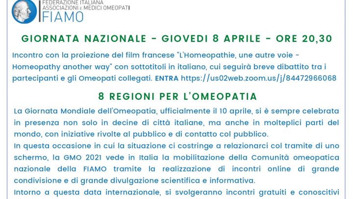 Domani 10 Aprile, Giornata Mondiale dell’Omeopatia