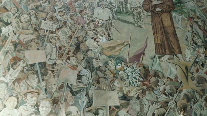 Il Murale della Pace nella Chiesa di S. Francesco a Borgo Ferrovia