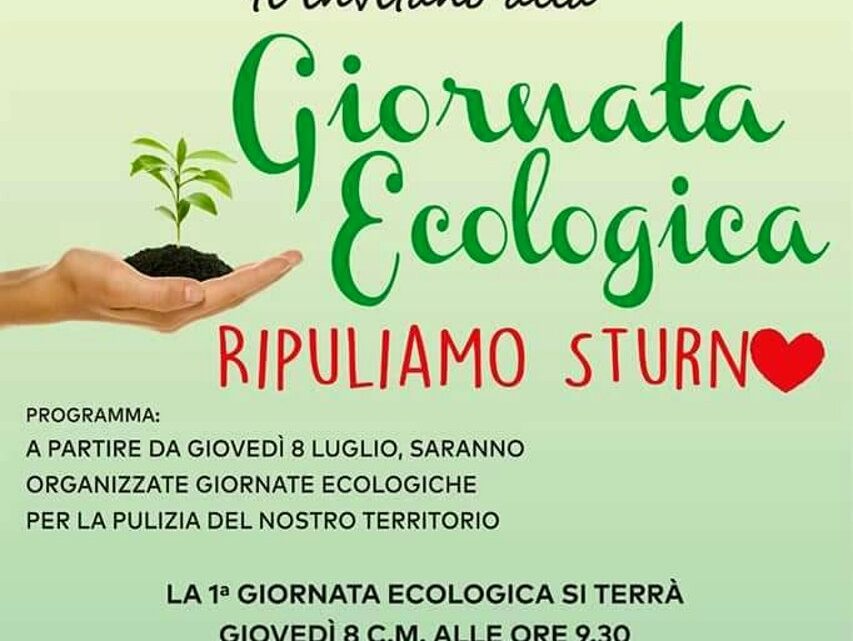 A Sturno la prima delle Giornate Ecologiche