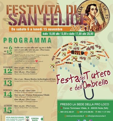 Tutero e Ombrello, ritorna la festa con gli amici della Pro Loco Nola