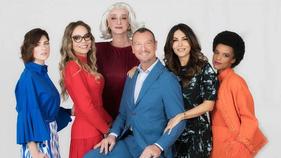 Le 5 co-conduttrici del Festival di Sanremo 2022