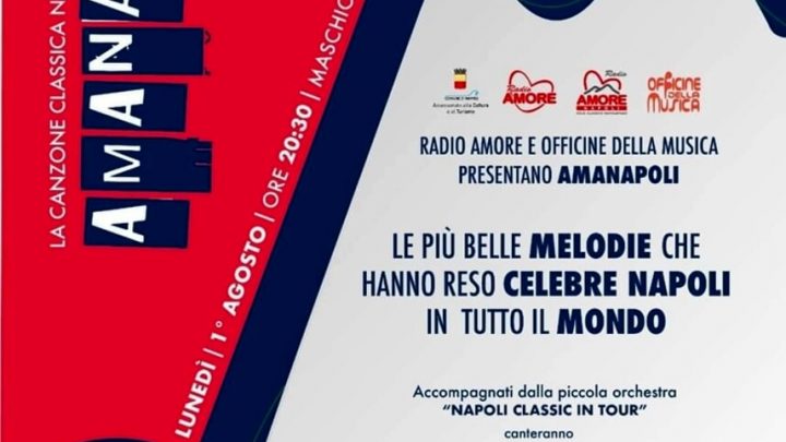 LE PIU’ BELLE MELODIE NAPOLETANE AL MASCHIO ANGIOINO “Amanapoli”