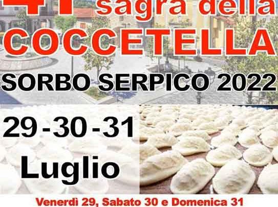 41° Edizione della  “Sagra della Coccetella” a  Sorbo Serpico, in provincia di Avellino.