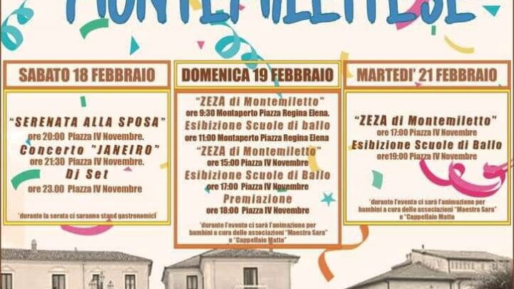 Il Carnevale Montemilettese e la sua innovazione