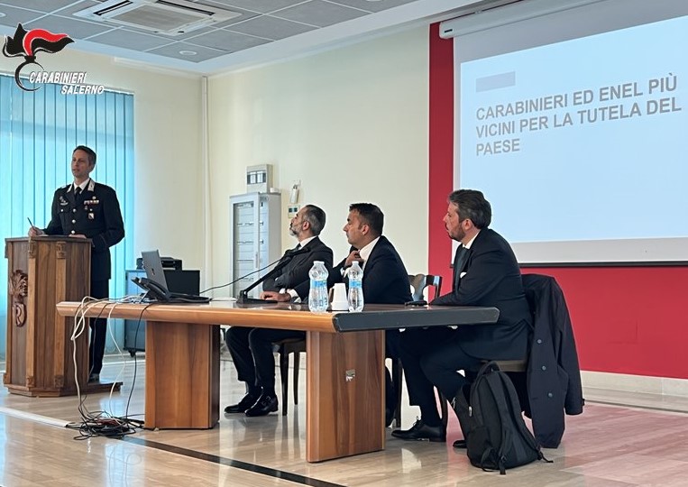 CARABINIERI ED ENEL PIÙ VICINI PER LA TUTELA DEL TERRITORIO CARABINIERI ED ENEL PIÙ VICINI PER LA TUTELA DEL TERRITORIO