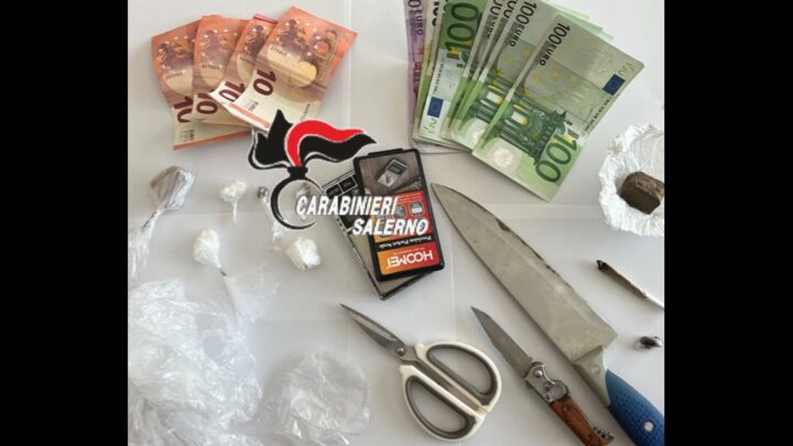 In manette coppia di San Cipriano Picentino per detenzione e spaccio di stupefacenti