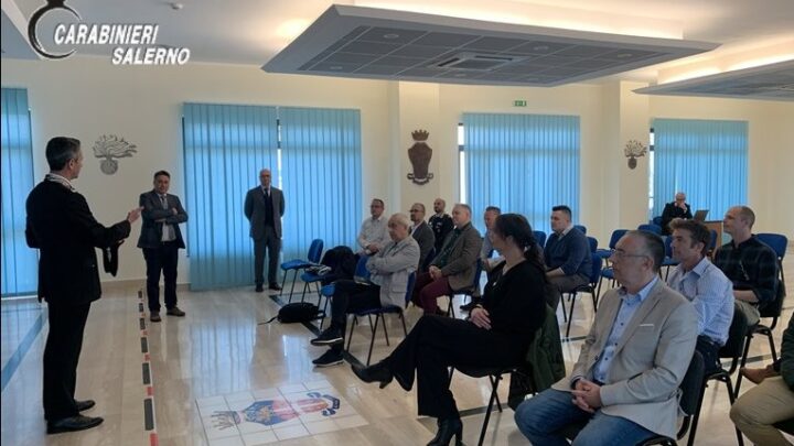 SALERNO: VISITA A SALERNO DI UNA DELEGAZIONE DEL QUARTIER GENERALE DIREAZIONE RAPIDA (ALLIED RAPID REACTION CORPS) DELLA NATO