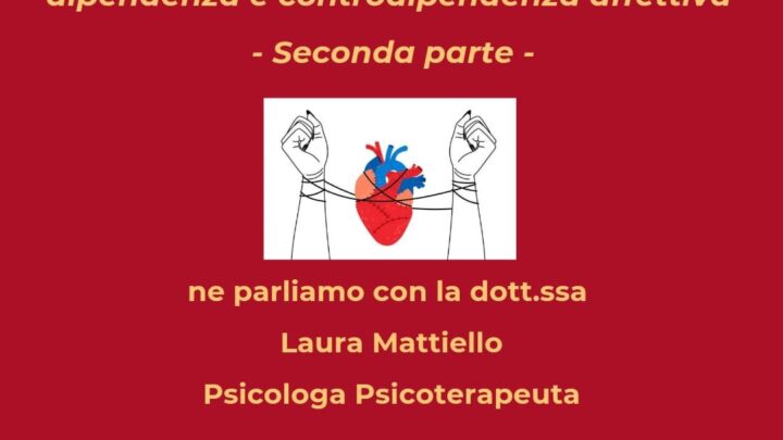 “Apple Pie”, domenica 16 aprile si torna a parlare di dipendenza affettiva