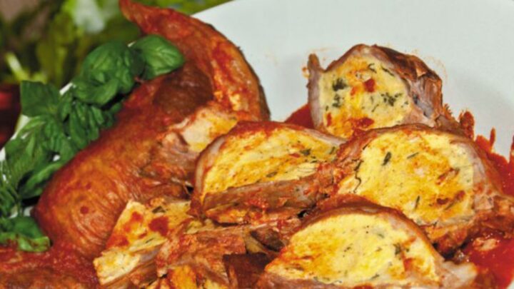 La pancetta di agnello ripiena. La ricetta