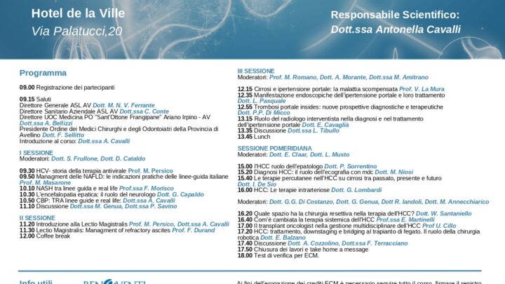 GIORNATE EPATOLOGICHE IRPINE
