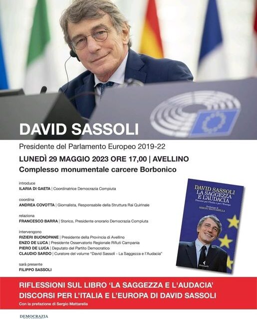 Il ricordo di David Sassoli, faro dell’ Europa Unita