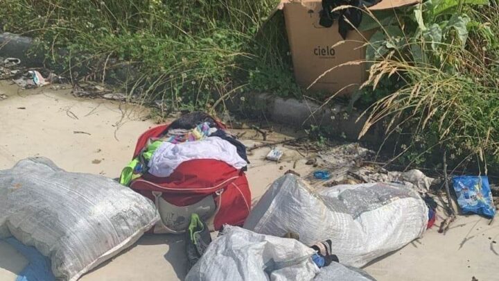 Degrado urbano: rifiuti abbandonati in via Contrada Livra – ZONA PIP a Montoro