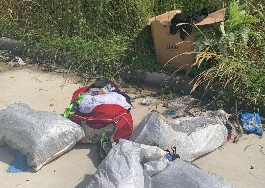 Degrado urbano: rifiuti abbandonati in via Contrada Livra – ZONA PIP a Montoro