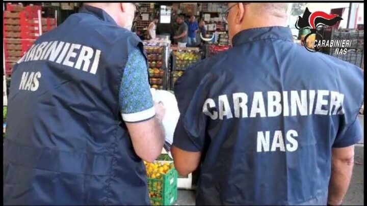 BLIZ NEI NAS AL MERCATO DI NOCERA-PAGANI, SEQUESTRATI 3,2 TONNELLATE DI PRODOTTI