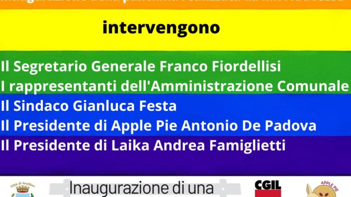 Avellino, una panchina arcobaleno in memoria di Carmela De Prisco
