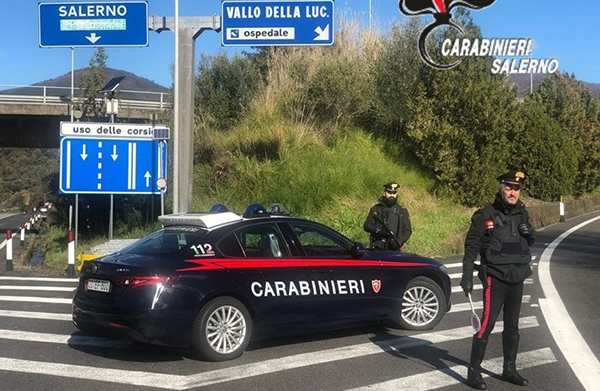 CARABINIERI – DENUNCIATO 34ENNE A VALLO DELLA LUCANIA