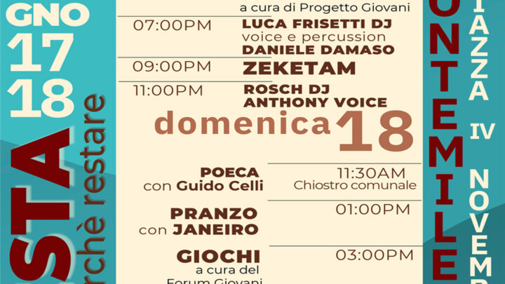 IL SAPORE DELLE TRADIZIONI – “Fiesta perché restare”: Non ci si arrende