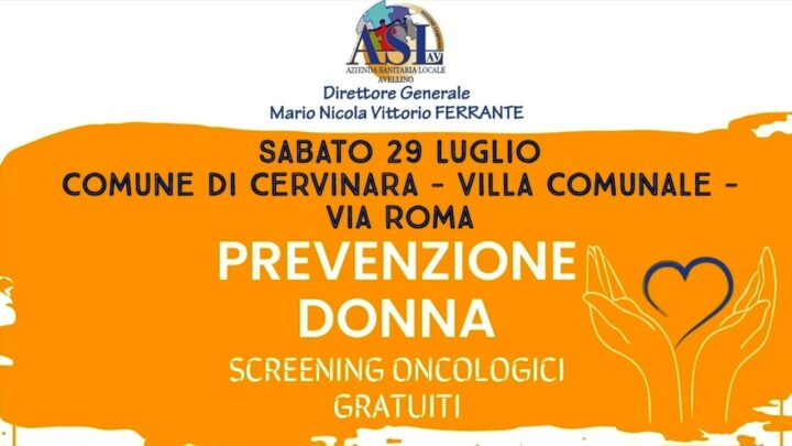 SCREENING ONCOLOGICI, I CAMPER DELL’ ASL SABATO A CERVINARA