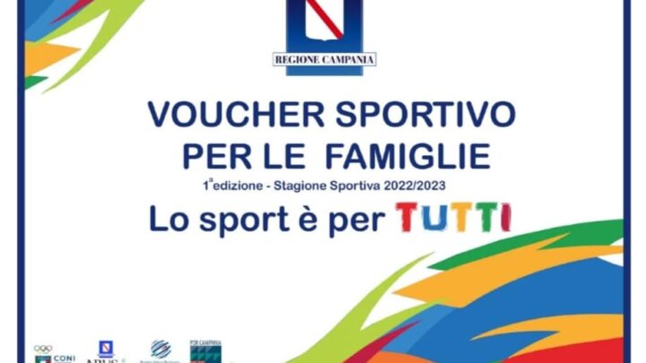 VOUCHER AI MINORI PER L’ACCESSO GRATUITO ALL’ATTIVITÀ SPORTIVA AL VIA  IL BANDO PUBBLICO PER LE FAMIGLIE