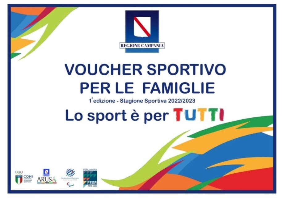 VOUCHER AI MINORI PER L’ACCESSO GRATUITO ALL’ATTIVITÀ SPORTIVA AL VIA  IL BANDO PUBBLICO PER LE FAMIGLIE