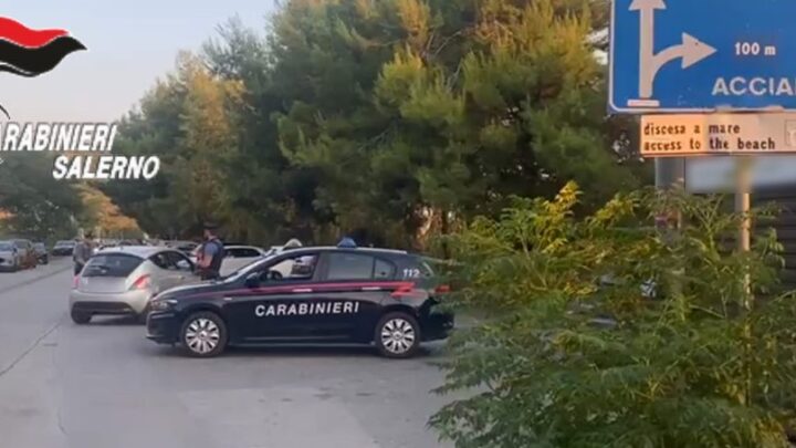 POLLICA (SA): CARABINIERI – CONTROLLI ANTIDROGA NELLE LOCALITÀ DI MARE – AD ACCIAROLI 6 PERSONE SEGNALATE ALLA PREFETTURA PER USO PERSONALE DI SOSTANZA STUPEFACENTE