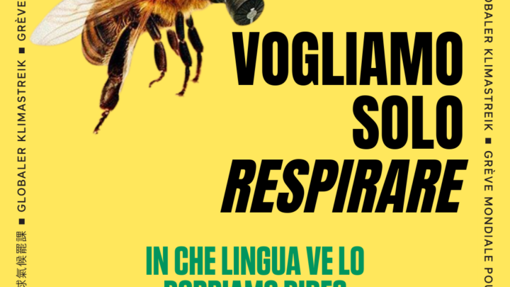 Vogliamo solo respirare. In che lingua ve lo dobbiamo dire?