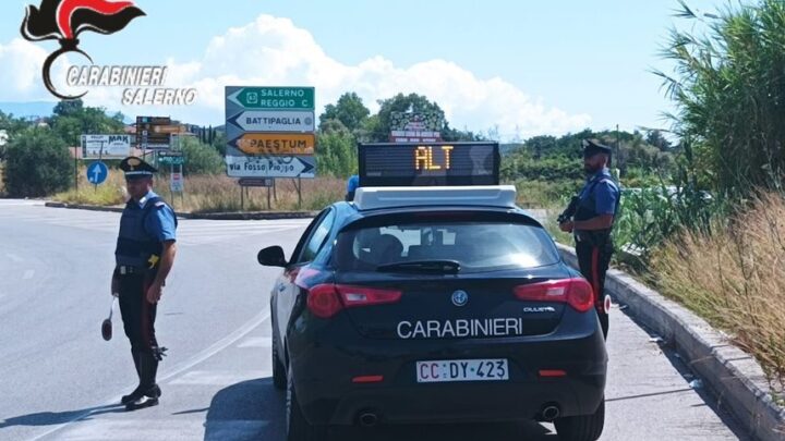 Salerno (SA): “estate sicura”, controlli straordinari dei carabinieri alla circolazione stradale. risultati conseguiti.