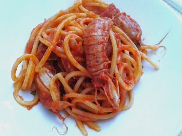 Spaghetti con Sugo di Canocchie, la ricetta Spaghetti con Sugo di Canocchie, la ricetta
