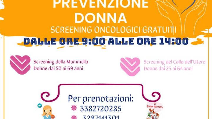 SCREENING ONCOLOGICI, I CAMPER DELL’ASL SABATO A CALITRI