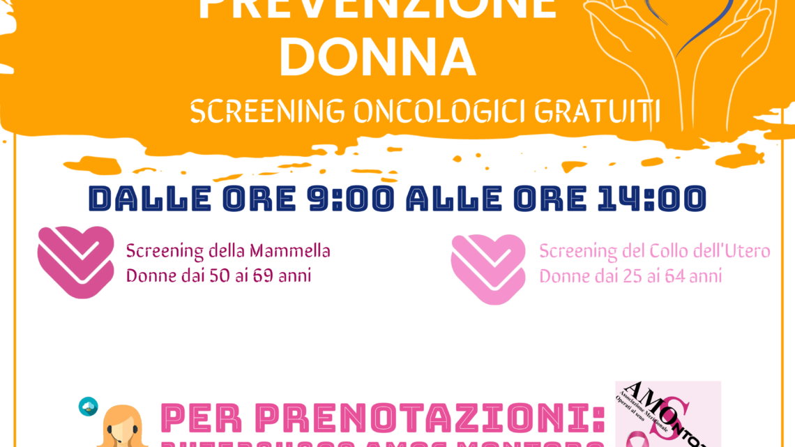 SCREENING ONCOLOGICI, I CAMPER DELL’ASL SABATO A MONTORO SCREENING ONCOLOGICI, I CAMPER DELL’ASL SABATO A MONTORO