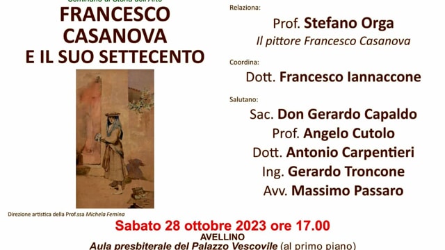 Al Palazzo Vescovile di Avellino il seminario “Enrique Casanova pittore della corte portoghese” Al Palazzo Vescovile di Avellino il seminario “Enrique Casanova pittore della corte portoghese”