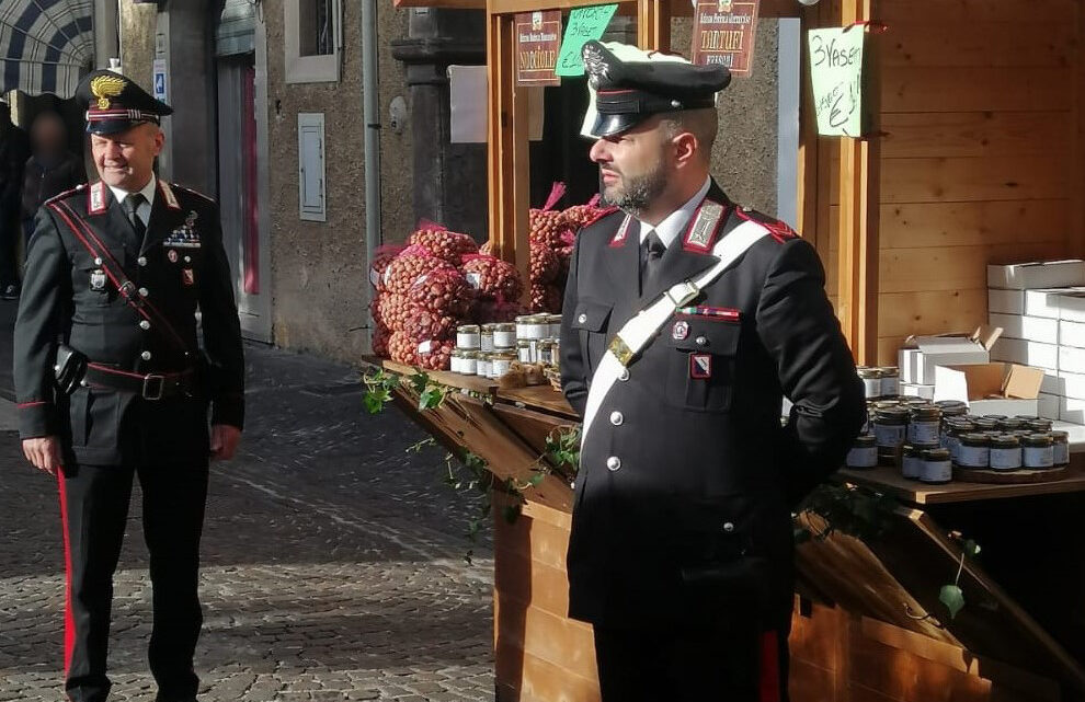 Controlli straordinari dei Carabinieri della Compagnia di Montella in occasione della sagra di Bagnoli Irpino