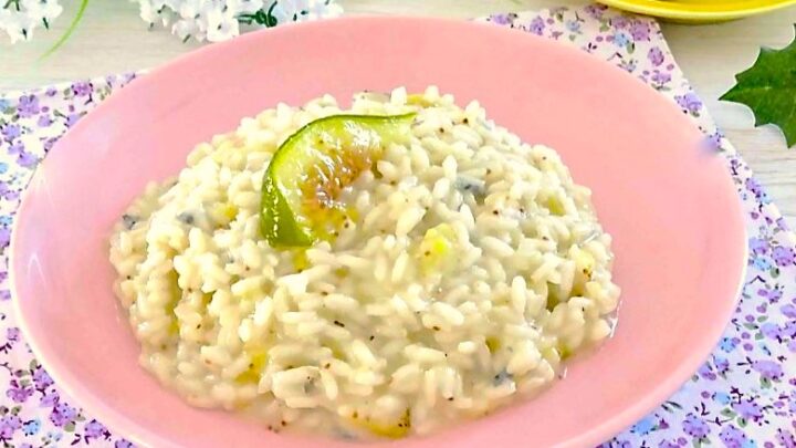 Risotto ai fichi e gorgonzola