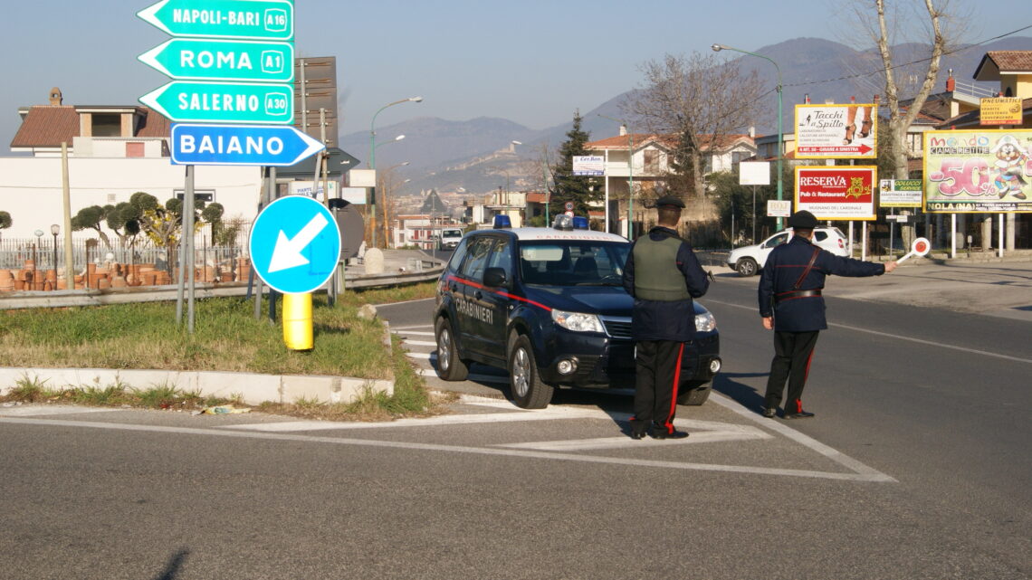 BAIANO (AV) – DONNA VAGA A PIEDI SULL’AUTOSTRADA. RINTRACCIATA DAI CARABINIERI ED AFFIDATA ALLE CURE DELLA FAMIGLIA