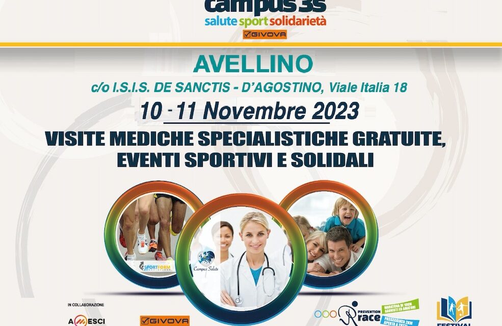 “Il Ritorno dell’Appuntamento con il Campus 3 S: Salute, Sport e Solidarietà” “Il Ritorno dell’Appuntamento con il Campus 3 S: Salute, Sport e Solidarietà”