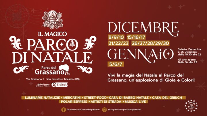 San Salvatore Telesino (Benevento) – Il Magico Parco di Natale – Parco del Grassano