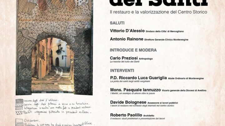 Mercogliano: dopo più di 30 anni dall’ultimo intervento, l’Amministrazione annuncia il restauro della Porta dei Santi.