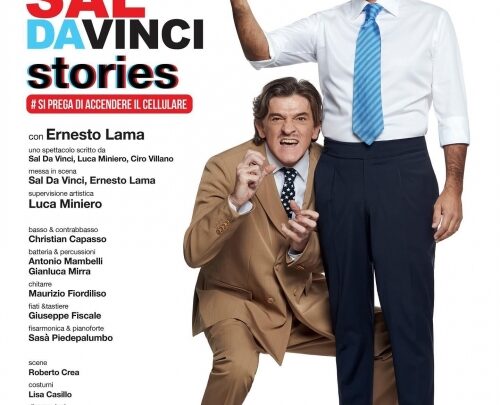 SAL DA VINCI AL TEATRO AUGUSTEO DAL 15 AL 24 MARZO CON ” Sal Da Vinci Stories”