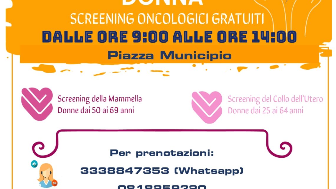 SCREENING ONCOLOGICI, I CAMPER DELL’ASL SABATO 6 APRILE AD AVELLA