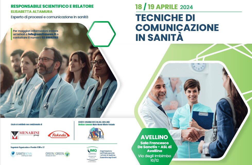 TECNICHE DI COMUNICAZIONE IN SANITA’ TECNICHE DI COMUNICAZIONE IN SANITA’