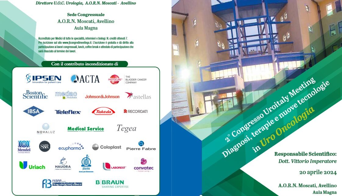 Avanguardia in uro-oncologia: all’Azienda Moscati confronto tra massimi specialisti per il 2° Congresso UroItaly