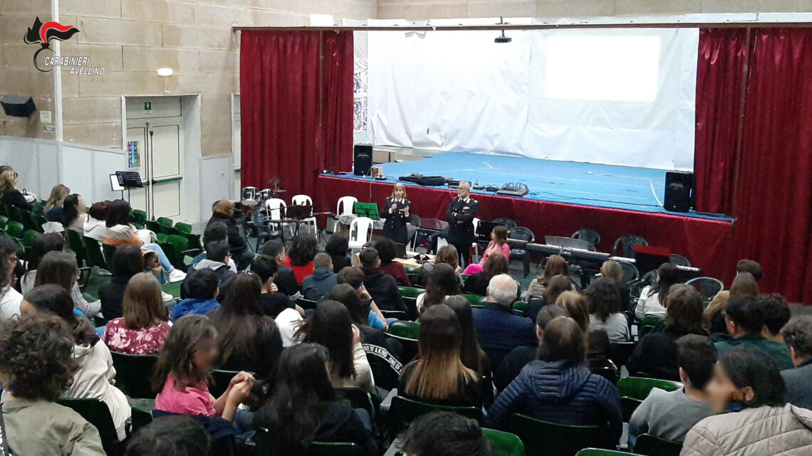 Cultura della Legalità. I Carabinieri di Ariano Irpino incontrano gli studenti dell’Istituto Comprensivo “P. S. Mancini”