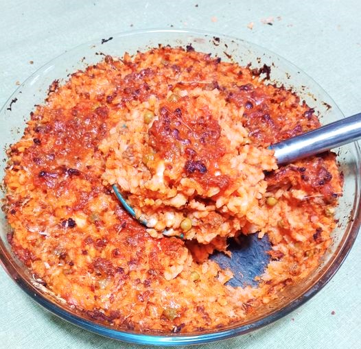 Timballo di riso al pomodoro
