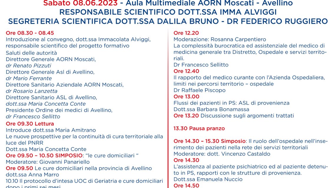 A lezione di integrazione ospedale-territorio con gli attori chiamati a gestire l’organizzazione: all’Azienda Moscati un incontro formativo con manager ed esperti