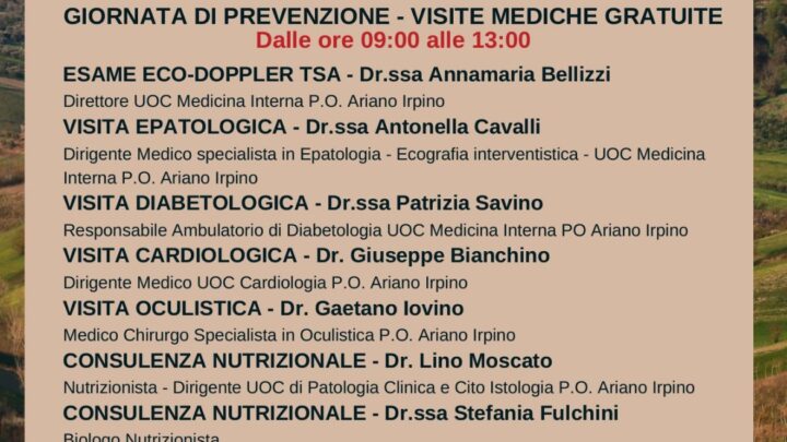 “QUANDO LA SANITA’ INCONTRA LE PERIFERIE”