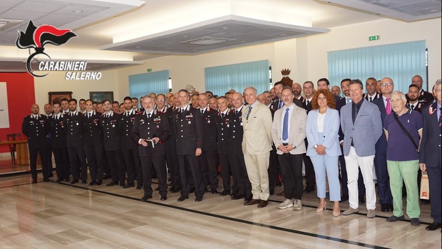 SALERNO: VISITA DI SALUTO DEL COMANDANTE DELLA LEGIONE CARABINIERI “CAMPANIA”, GEN. D. ANTONIO JANNECE.
